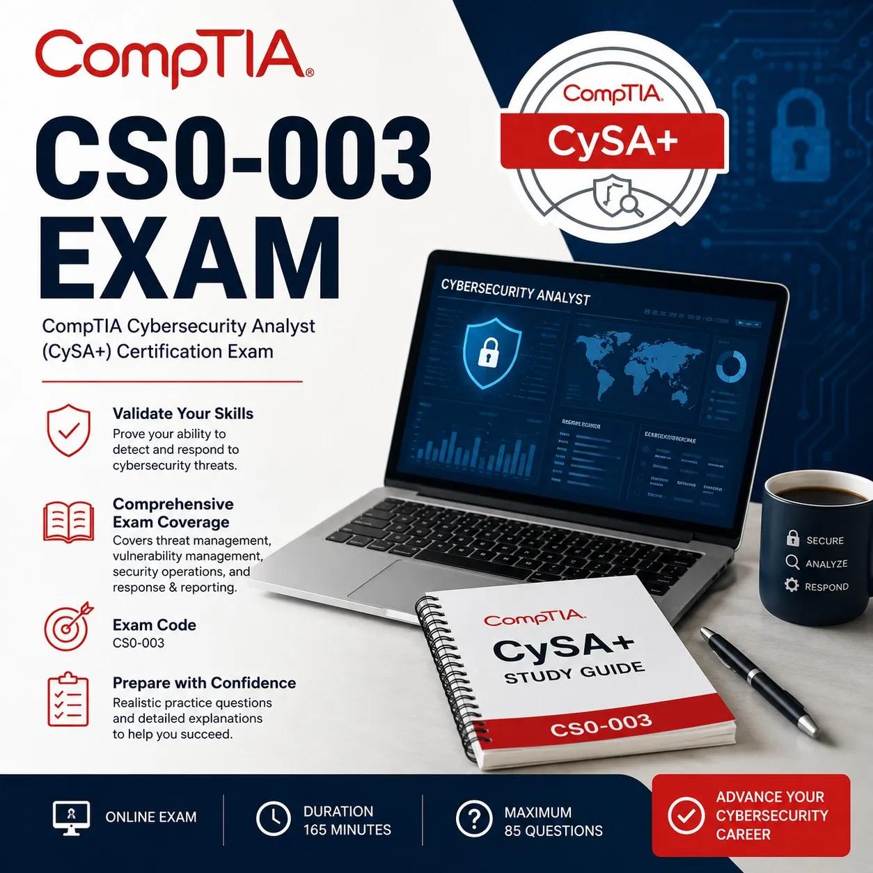 CompTIA CS0-003 Exam Dumps: Your Roadmap to CySA+ Exam Success